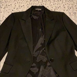 Express one button black blazer